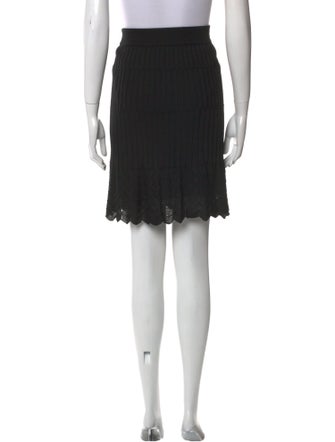 M Missoni Scalloped Accent Knee-Length Skirt