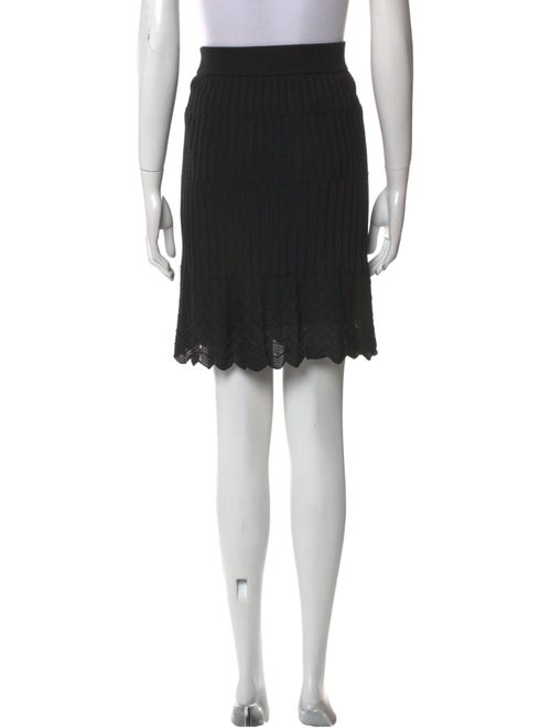 M Missoni Scalloped Accent Knee-Length Skirt