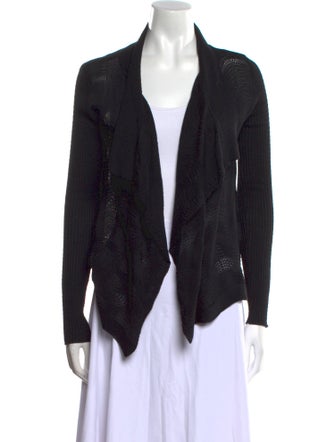 M Missoni Merino Wool Open Front Sweater