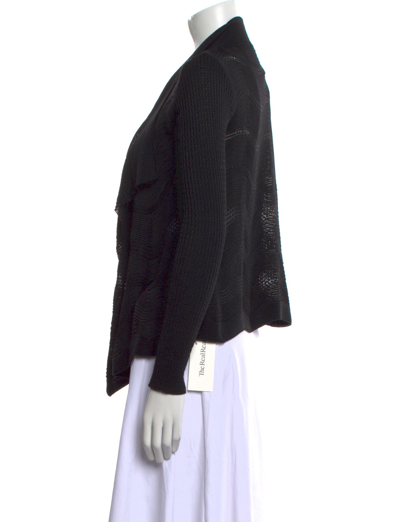 M Missoni Merino Wool Open Front Sweater