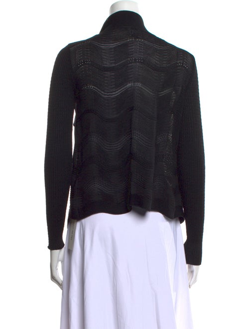 M Missoni Merino Wool Open Front Sweater