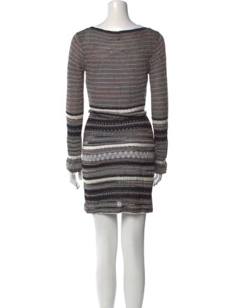 M Missoni Striped Mini Dress