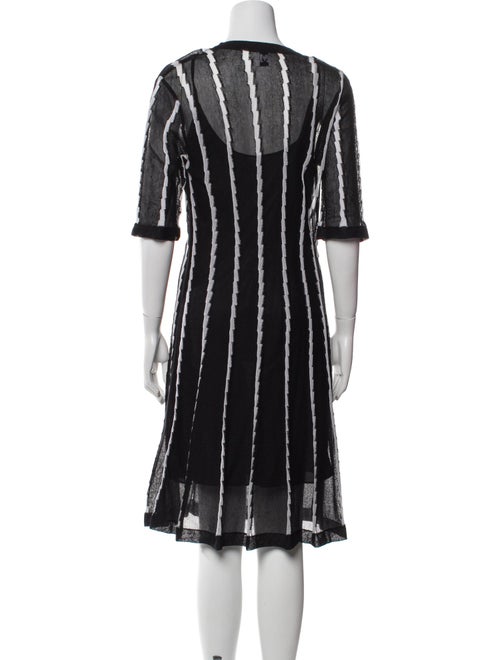 M Missoni Striped Midi Length Dress