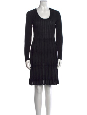 M Missoni Crochet Knee-Length Dress