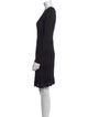 M Missoni Crochet Knee-Length Dress