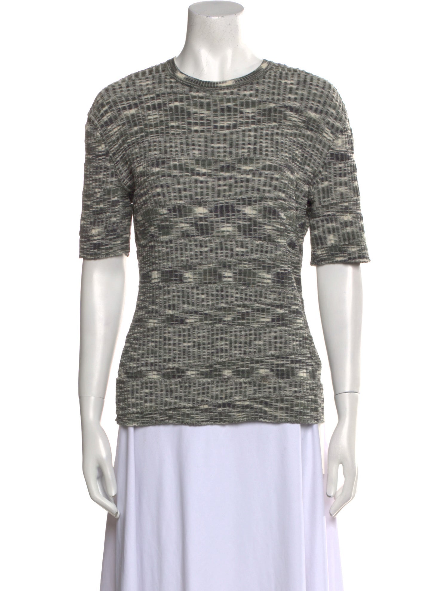 M Missoni Wool Crew Neck T-Shirt