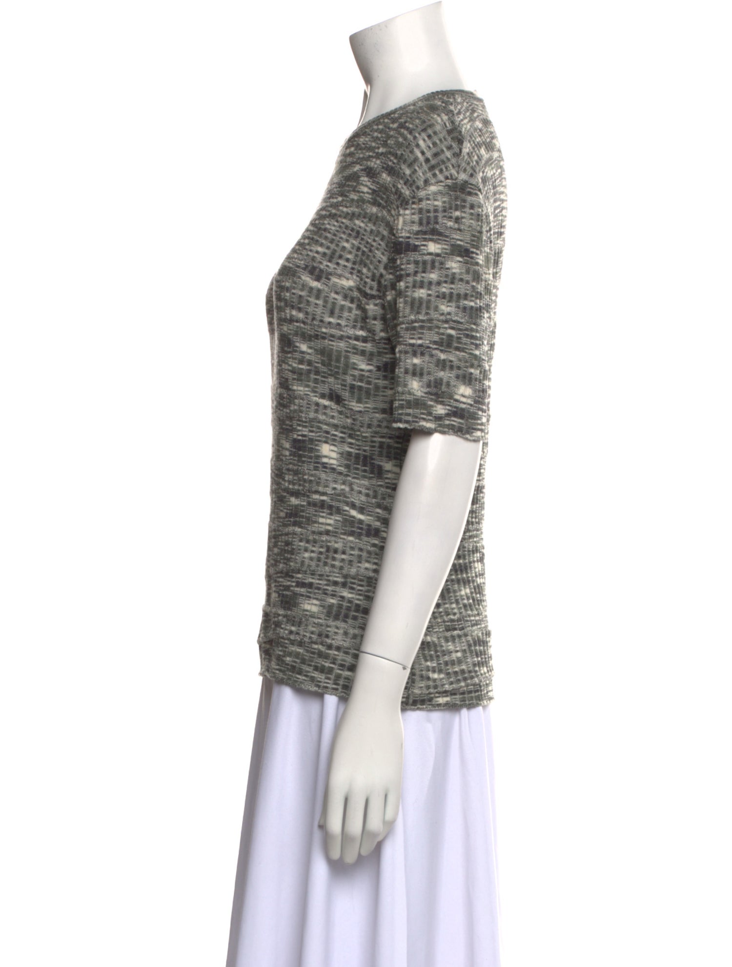 M Missoni Wool Crew Neck T-Shirt
