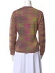 M Missoni Striped Crew Neck Sweater
