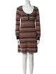 M Missoni Merino Wool Mini Dress
