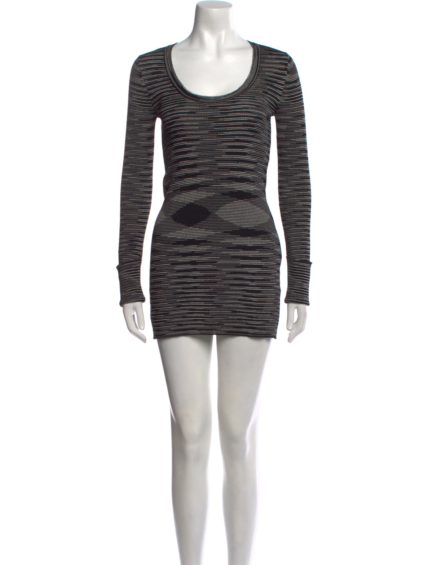 M Missoni Striped Mini Dress