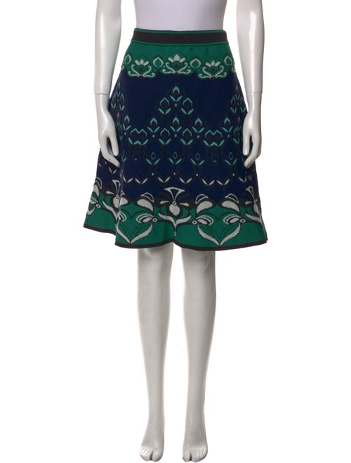 M Missoni Printed Knee-Length Skirt