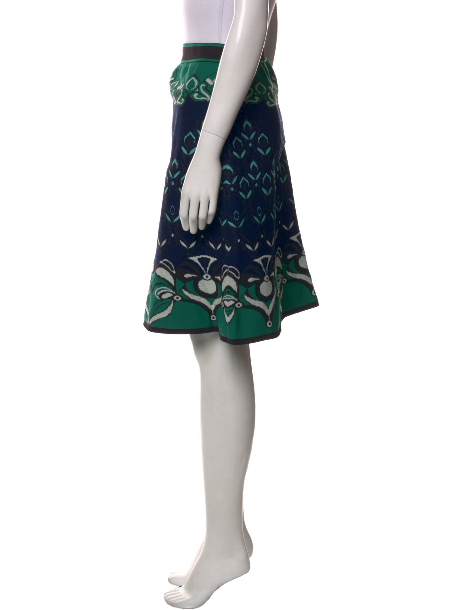 M Missoni Printed Knee-Length Skirt