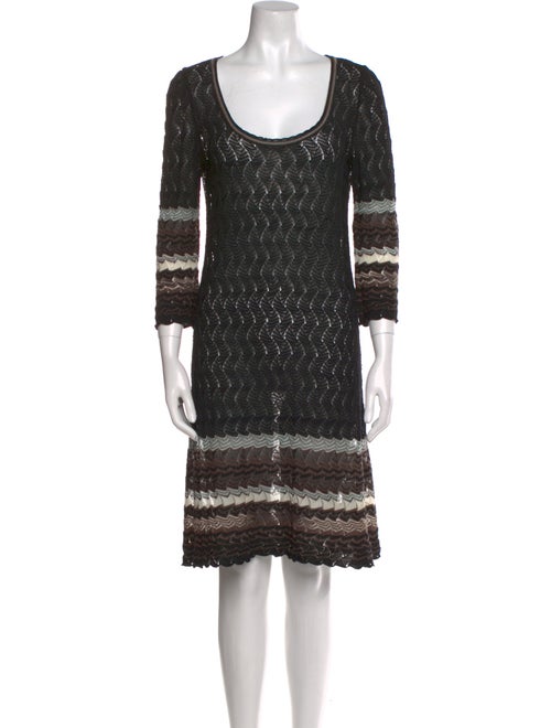 M Missoni Merino Wool Knee-Length Dress
