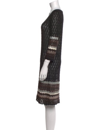 M Missoni Merino Wool Knee-Length Dress