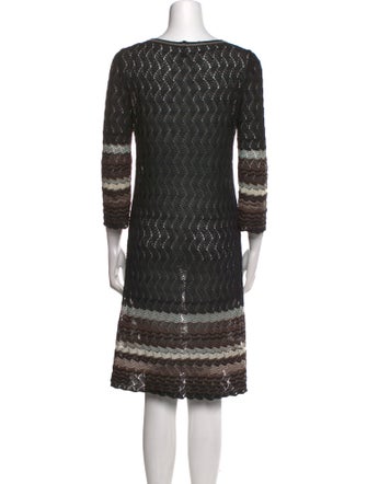 M Missoni Merino Wool Knee-Length Dress