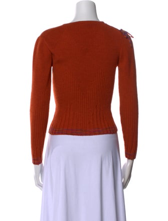 M Missoni Wool V-Neck Top