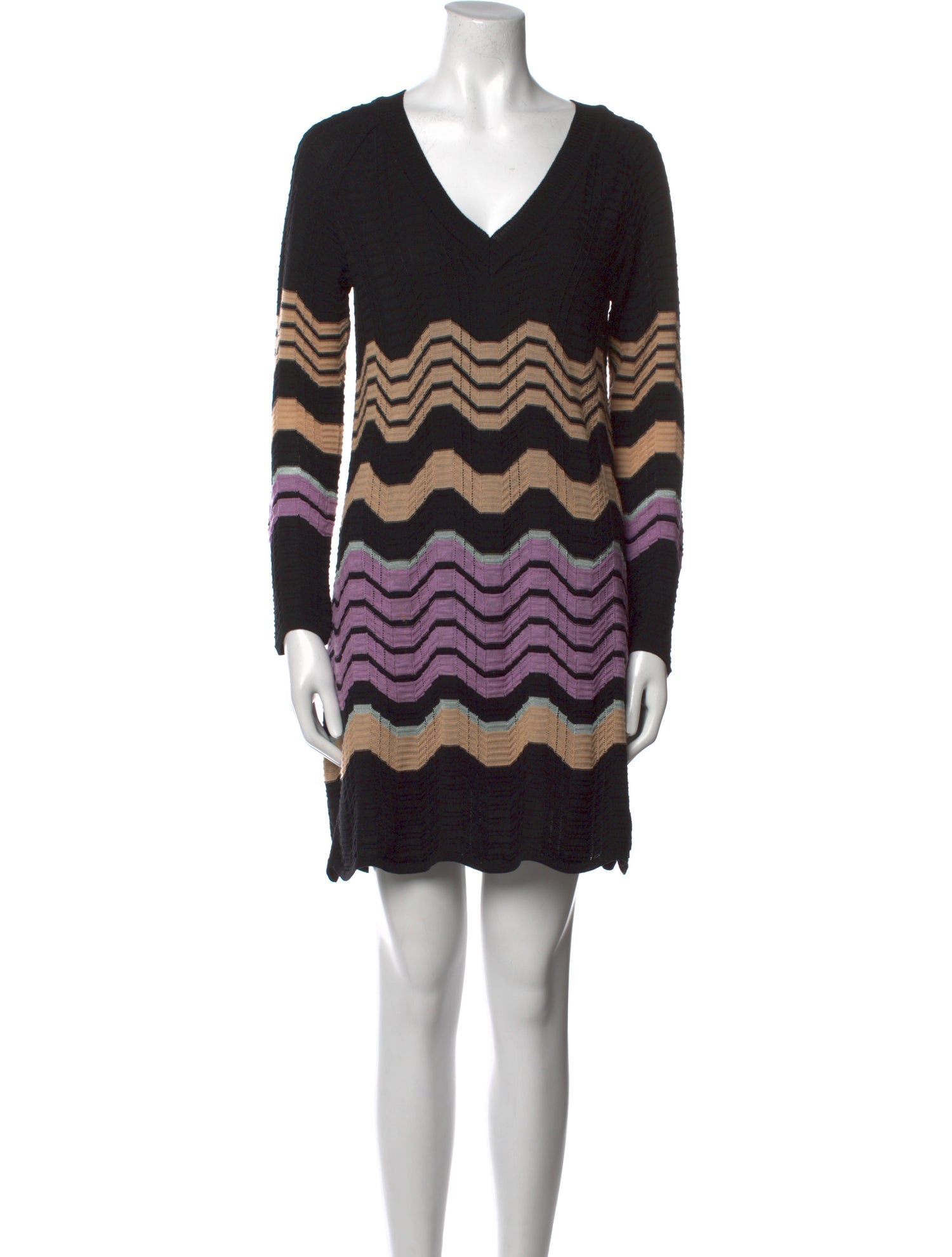 M Missoni Merino Wool Mini Dress