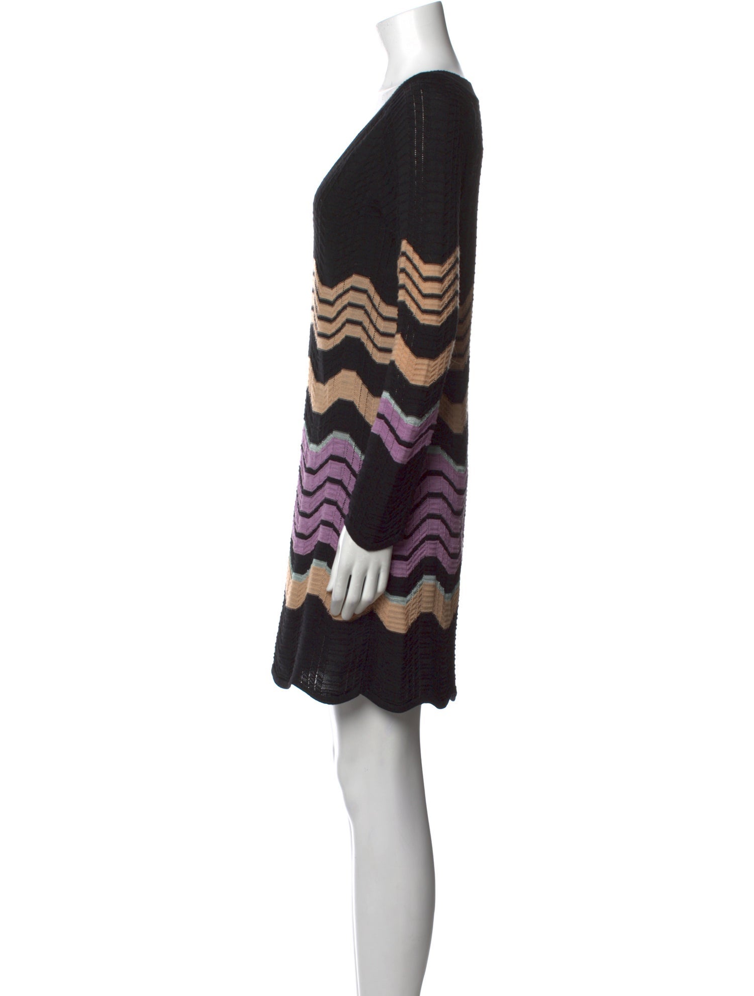 M Missoni Merino Wool Mini Dress