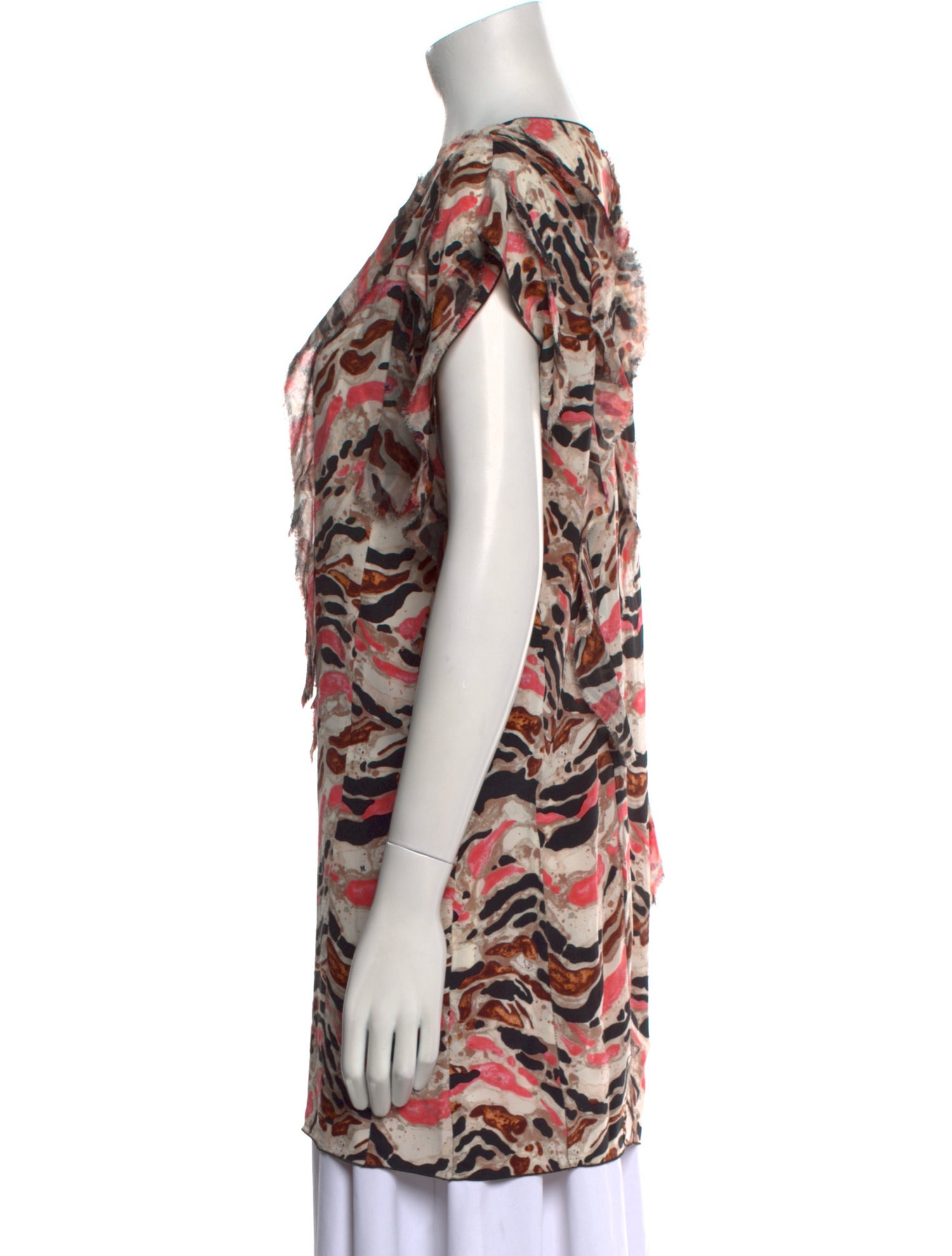 M Missoni Silk Printed Blouse