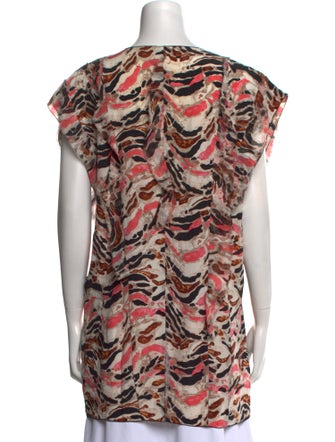 M Missoni Silk Printed Blouse