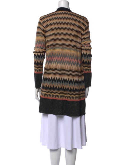 M Missoni Striped V-Neck Sweater