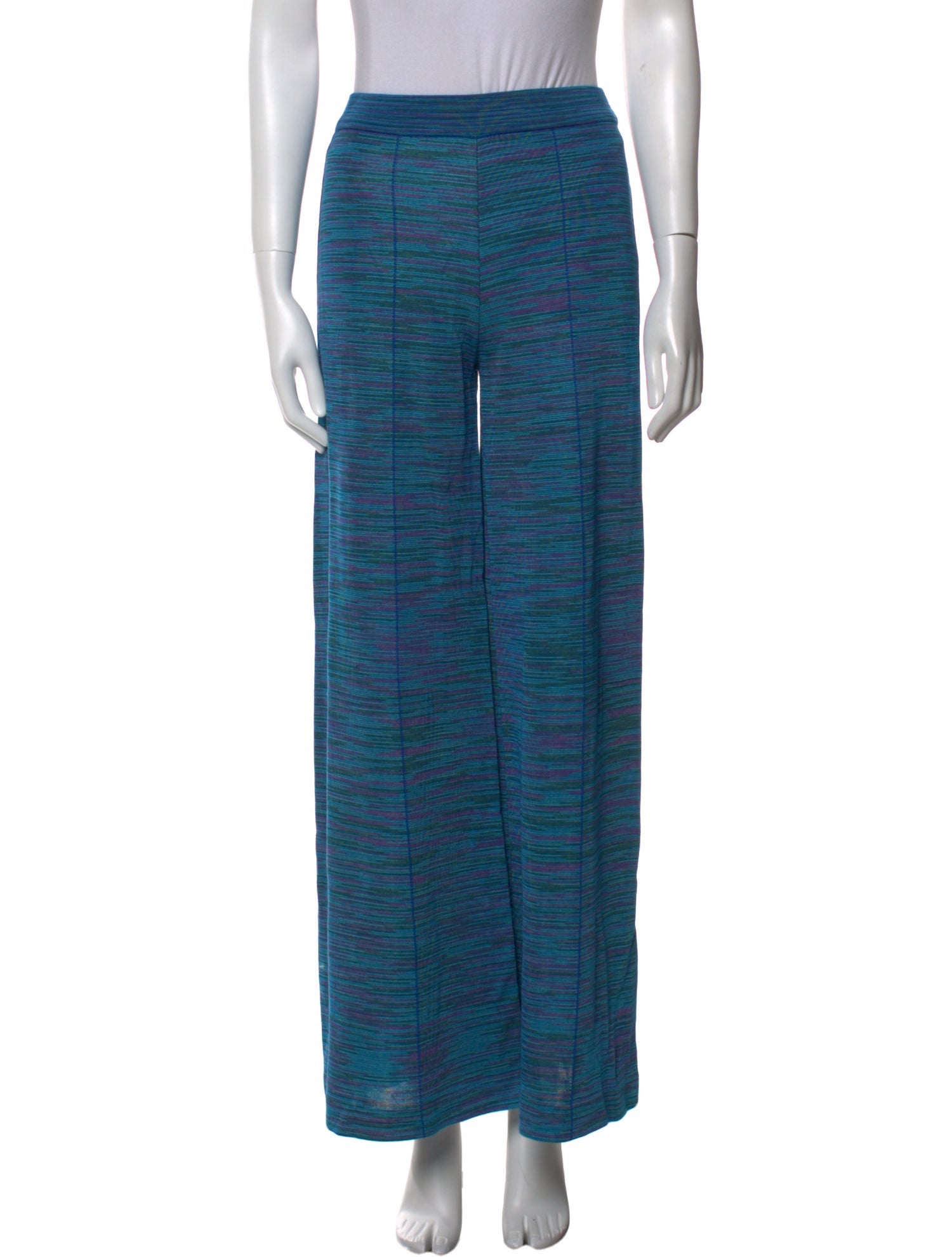M Missoni Striped Wide Leg Pants