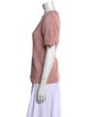 M Missoni Bateau Neckline Short Sleeve Top