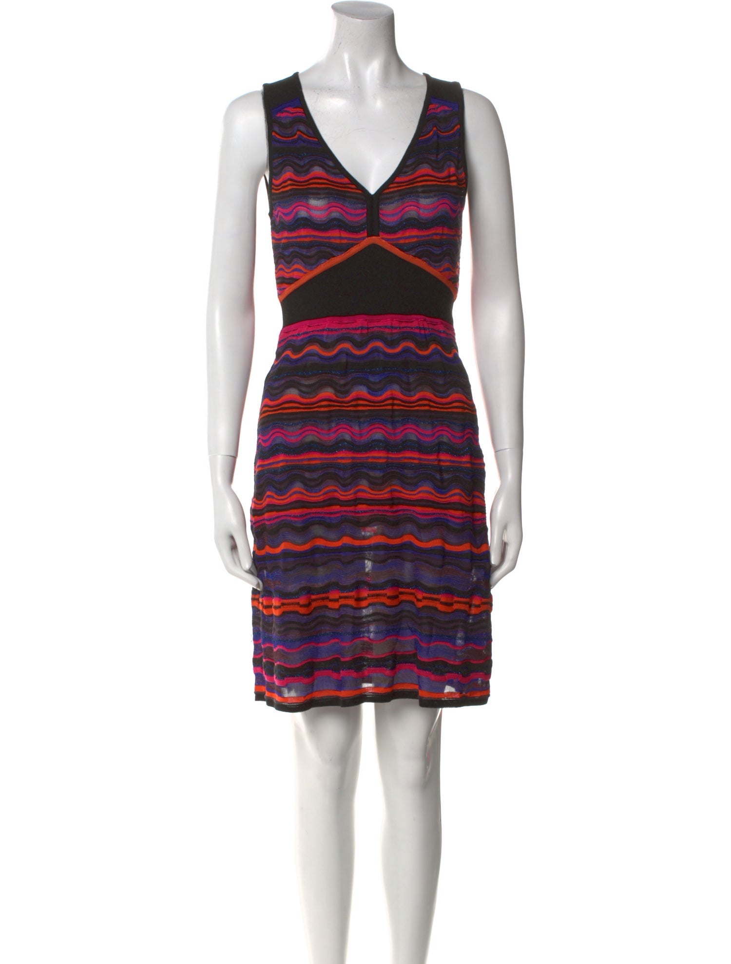 M Missoni Striped Mini Dress