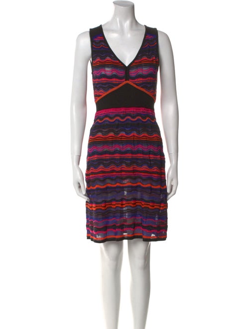 M Missoni Striped Mini Dress