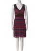 M Missoni Striped Mini Dress