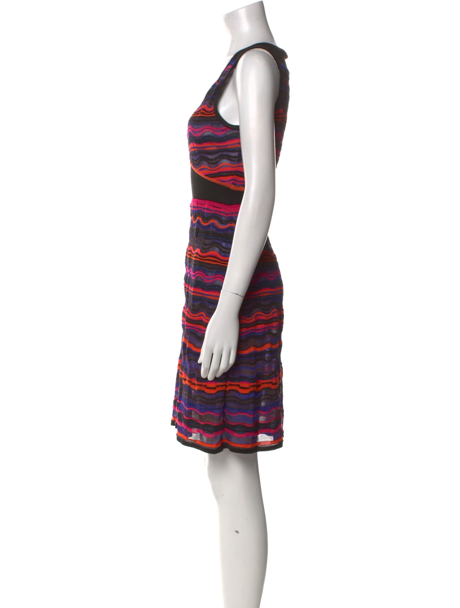 M Missoni Striped Mini Dress