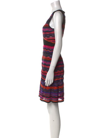 M Missoni Striped Mini Dress