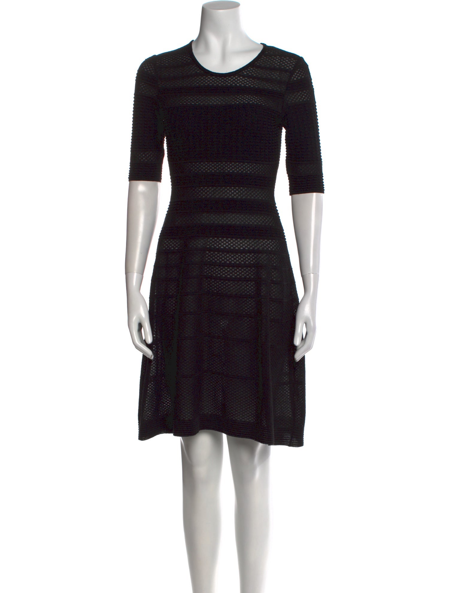 M Missoni Striped Knee-Length Dress