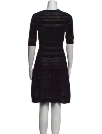M Missoni Striped Knee-Length Dress
