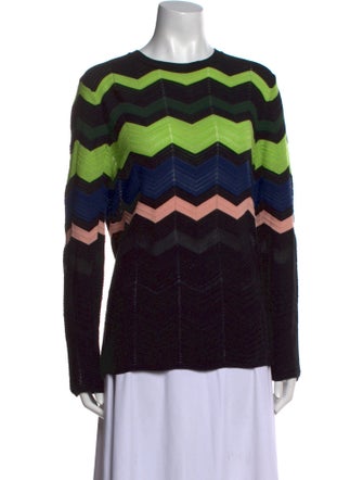 M Missoni Printed Crew Neck Sweatshirt