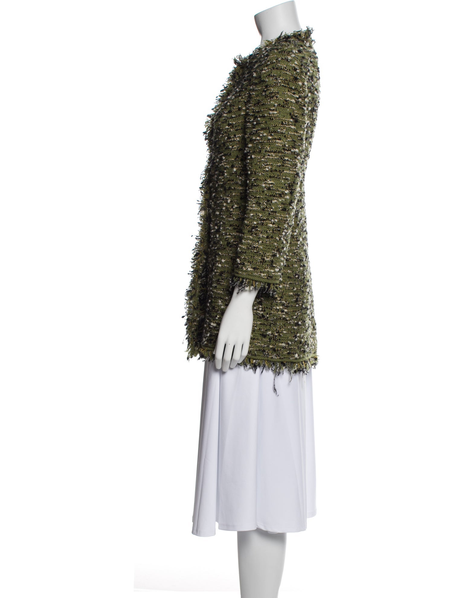 M Missoni Merino Wool Tweed Pattern Jacket