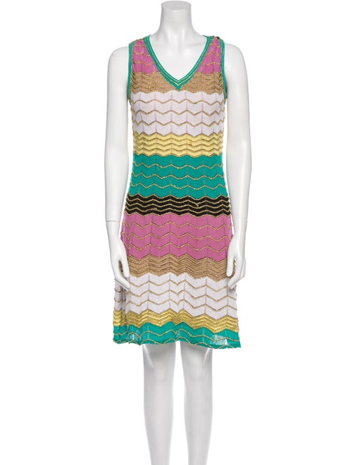 M Missoni Striped Mini Dress