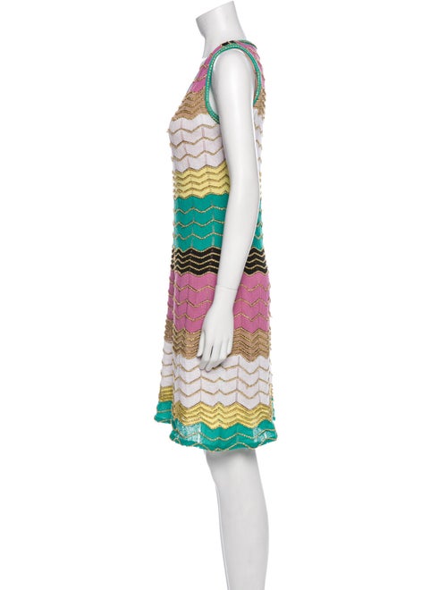 M Missoni Striped Mini Dress