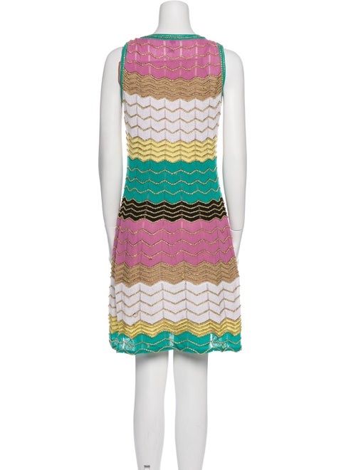 M Missoni Striped Mini Dress