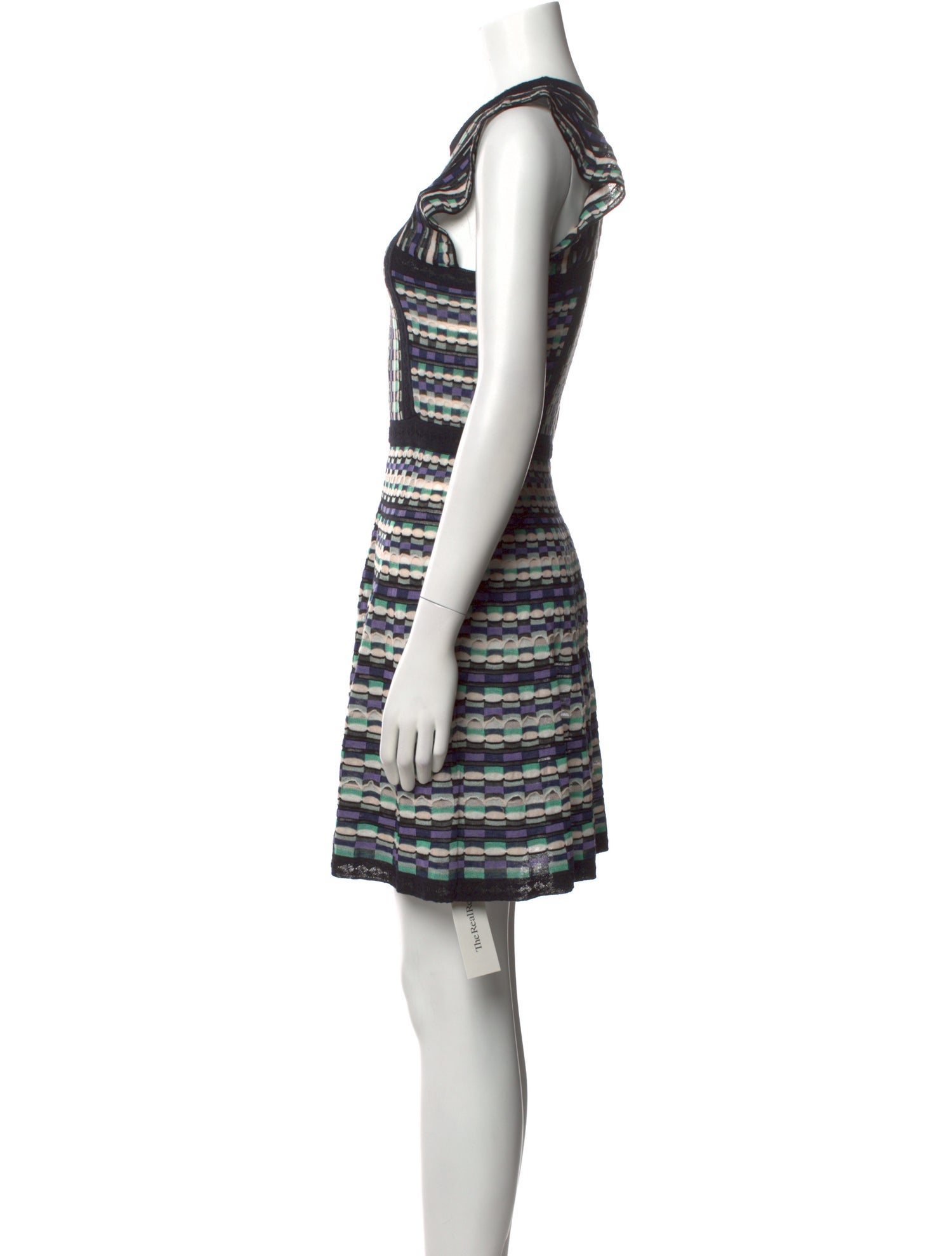 M Missoni Striped Mini Dress