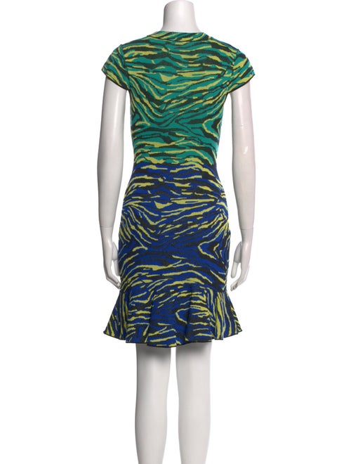 M Missoni Animal Print Mini Dress