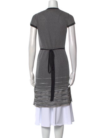 M Missoni Striped V-Neck Sweater