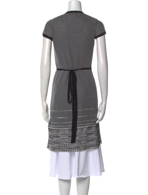 M Missoni Striped V-Neck Sweater