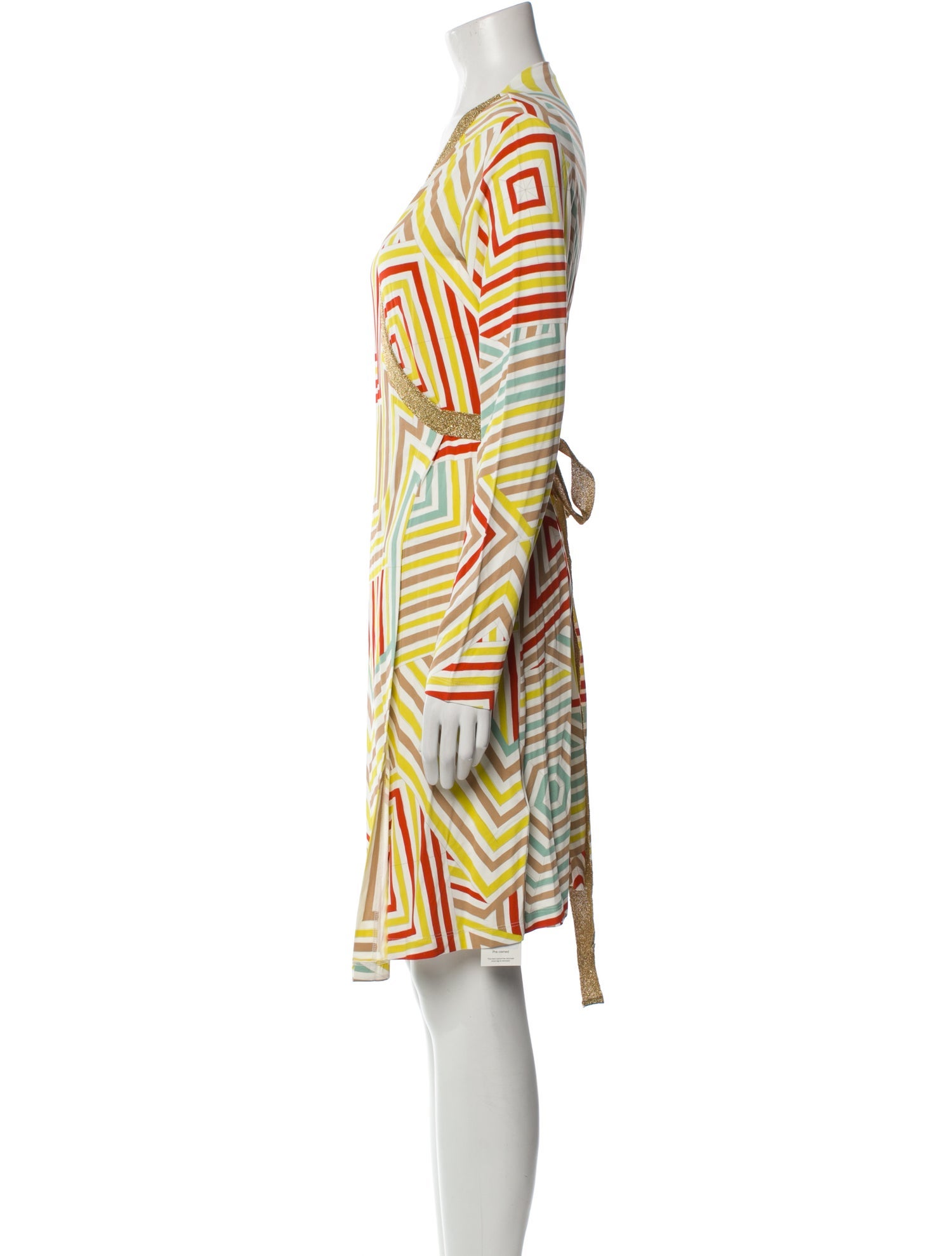 M Missoni Printed Knee-Length Dress