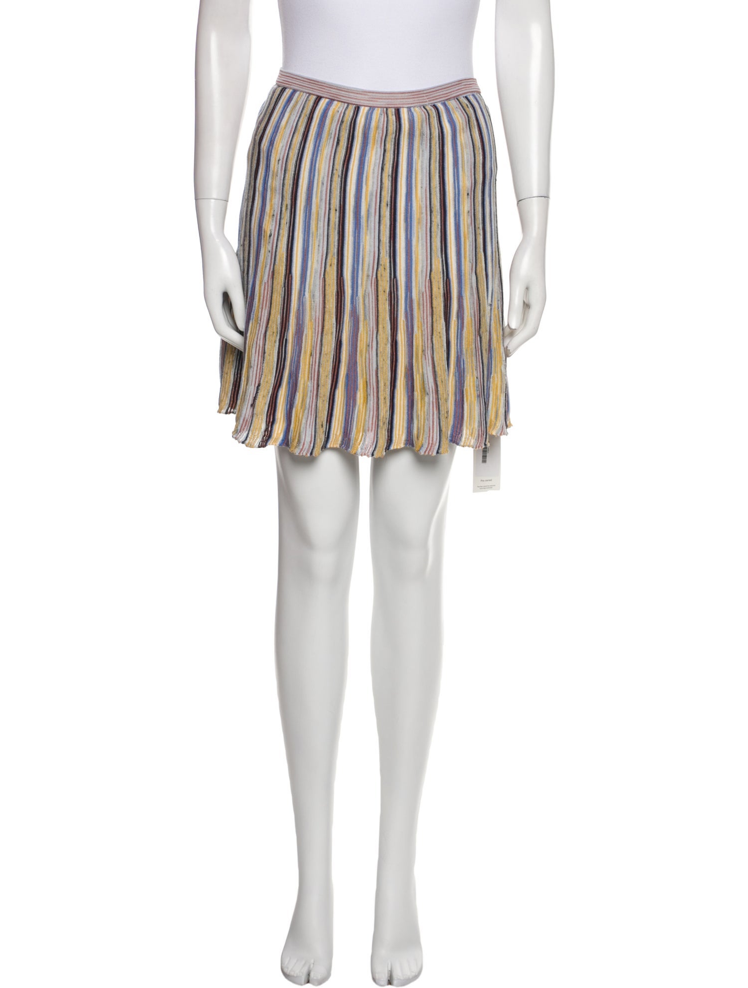 M Missoni Striped Mini Skirt
