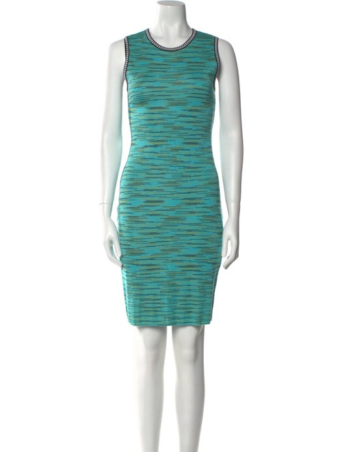 M Missoni Striped Knee-Length Dress