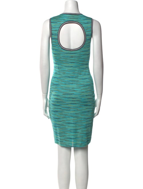 M Missoni Striped Knee-Length Dress