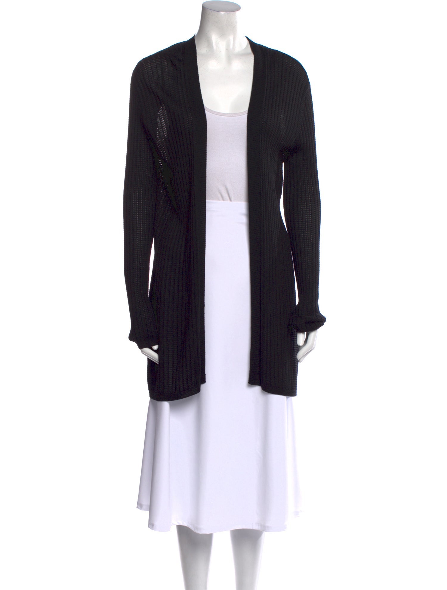 M Missoni Printed Open Front Sweater