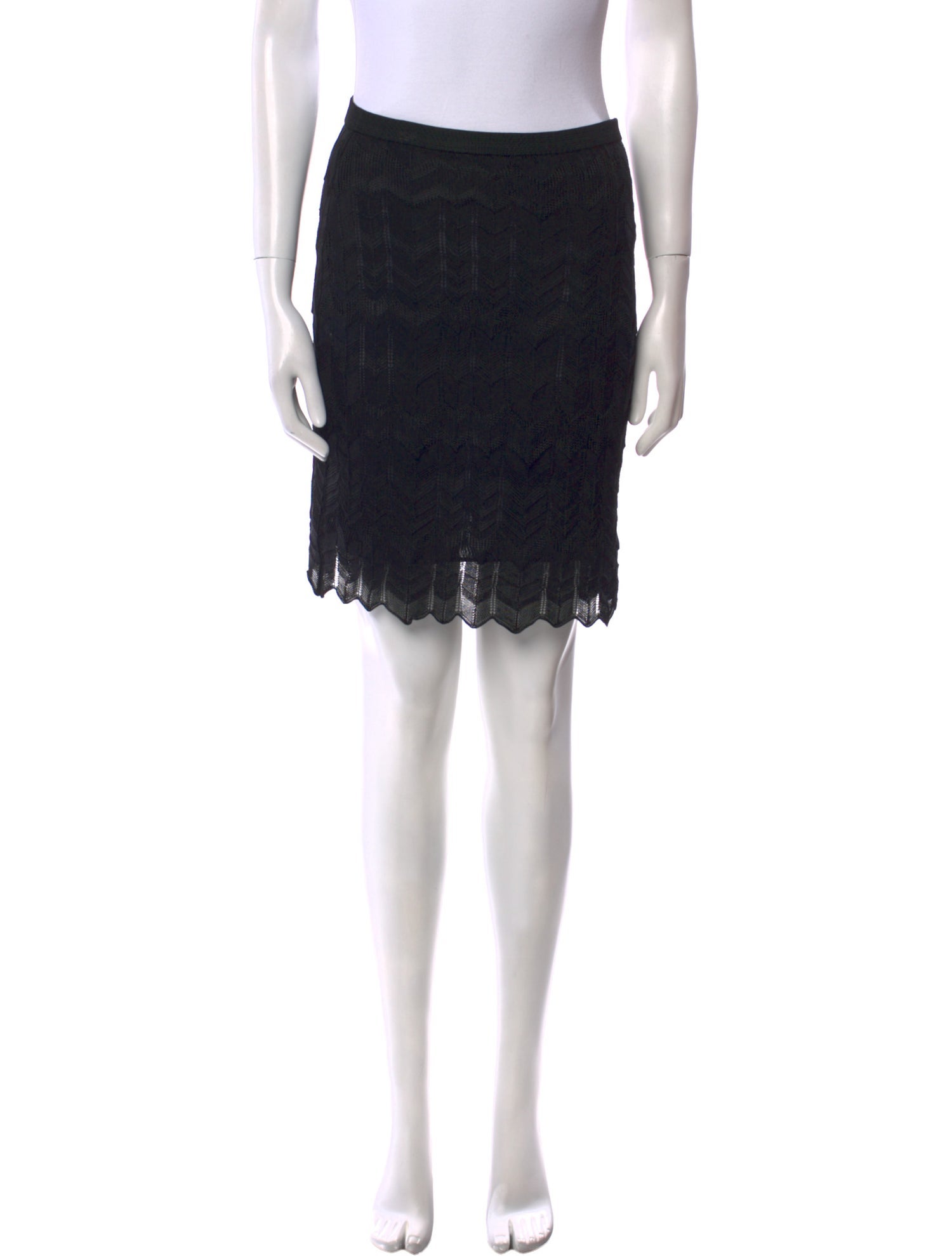 M Missoni Virgin Wool Mini Skirt