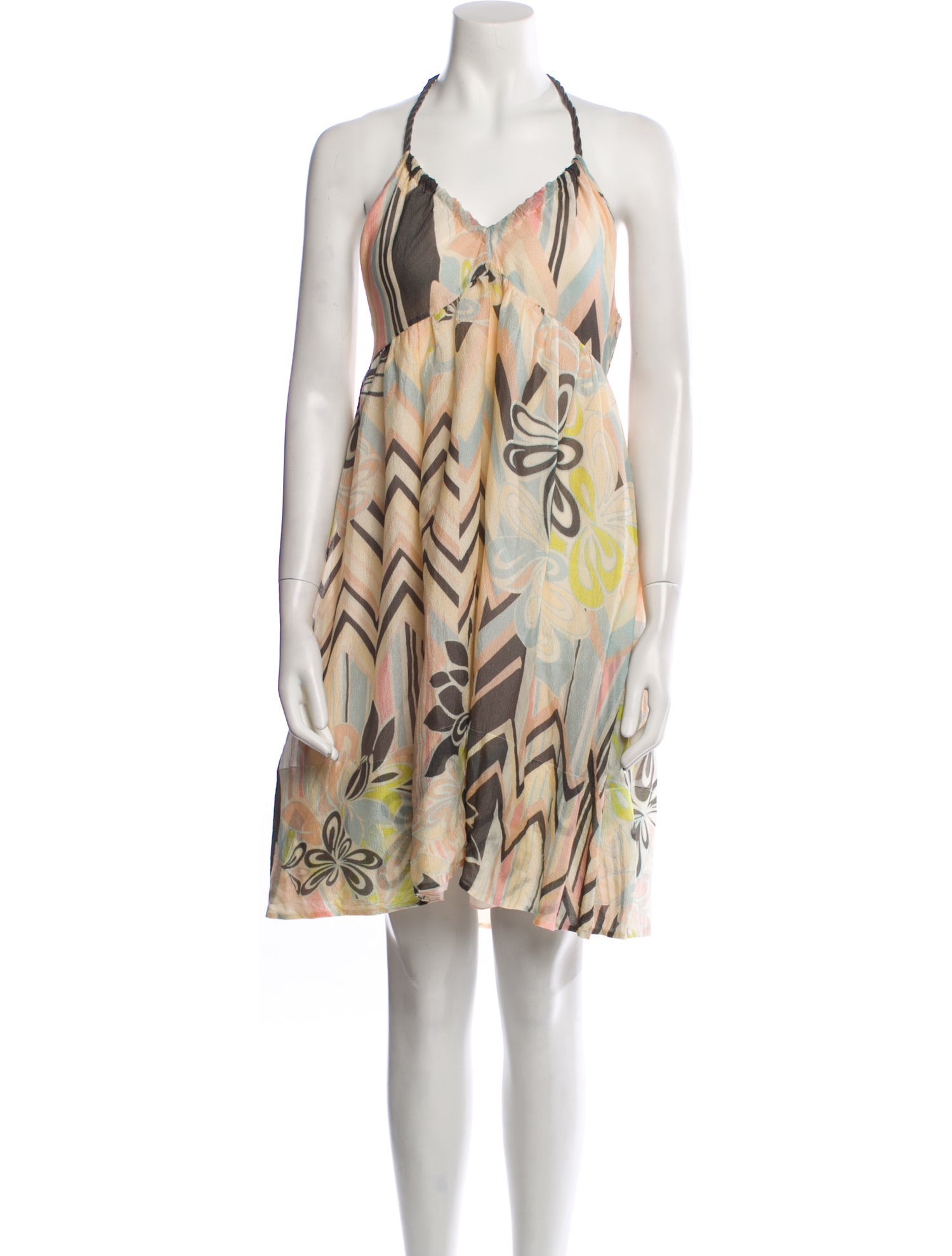 M Missoni Silk Knee-Length Dress